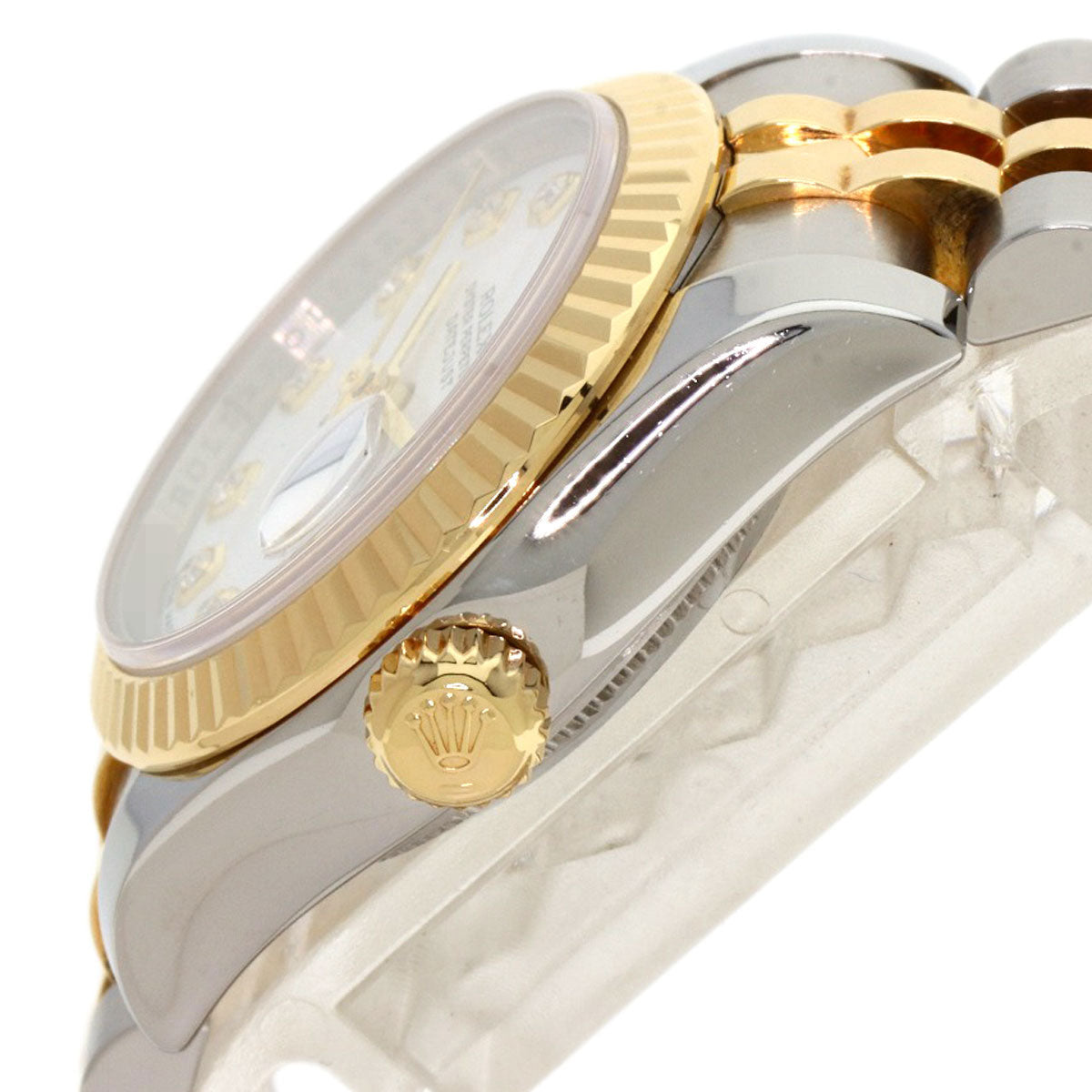 ROLEX DATEJUST 10P Diamond Watches 179173G Stainless Steel/SSxK18YG Ladies