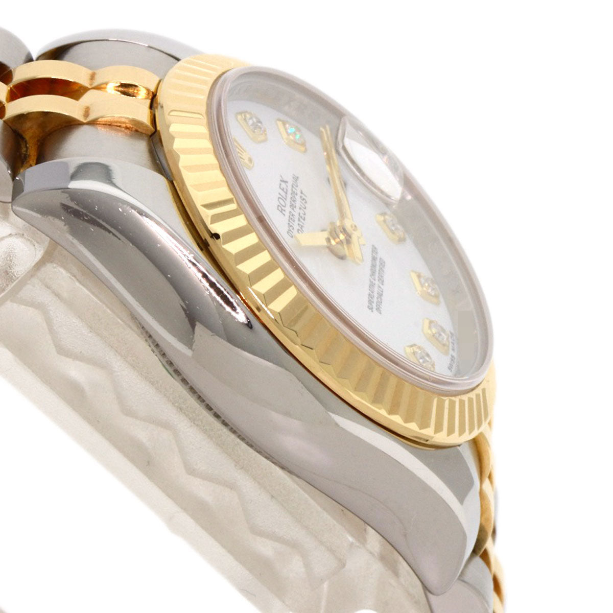 ROLEX DATEJUST 10P Diamond Watches 179173G Stainless Steel/SSxK18YG Ladies