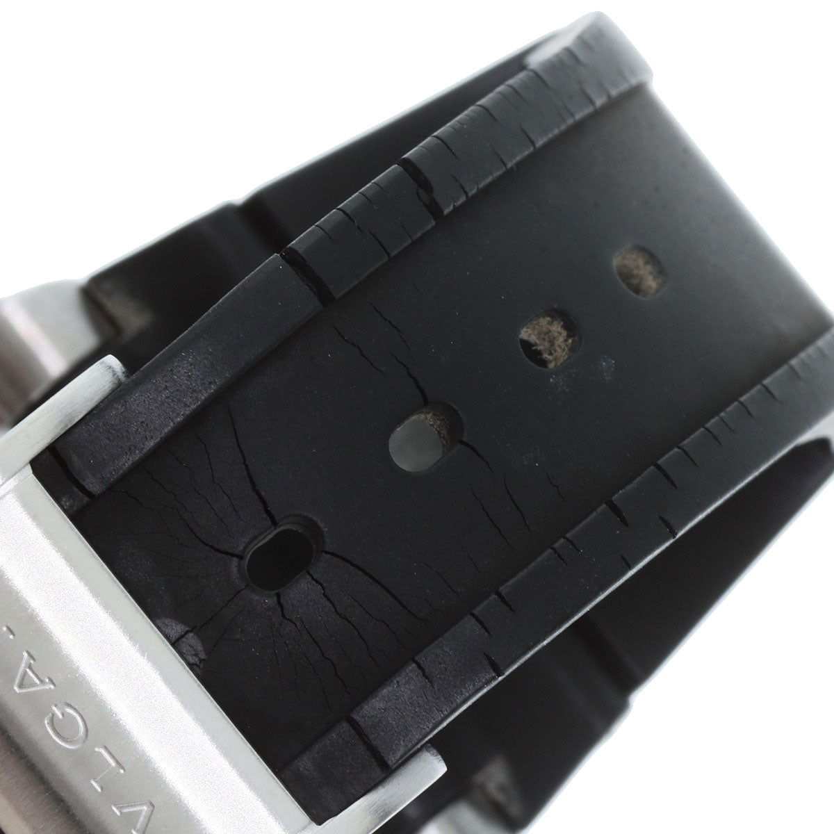 BVLGARI Ergon Carbon Watches EG40S Stainless Steel/Rubber mens