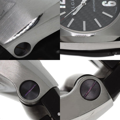 BVLGARI Ergon Carbon Watches EG40S Stainless Steel/Rubber mens