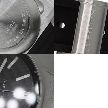 BVLGARI Ergon Carbon Watches EG40S Stainless Steel/Rubber mens