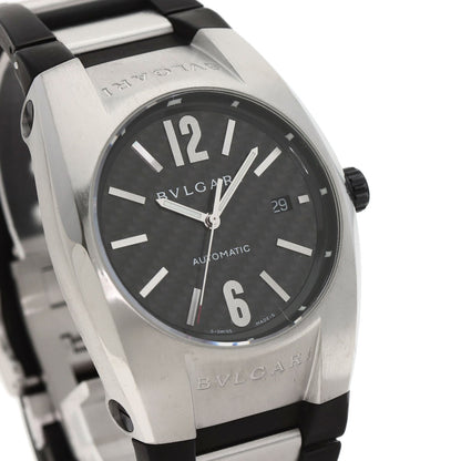 BVLGARI Ergon Carbon Watches EG40S Stainless Steel/Rubber mens