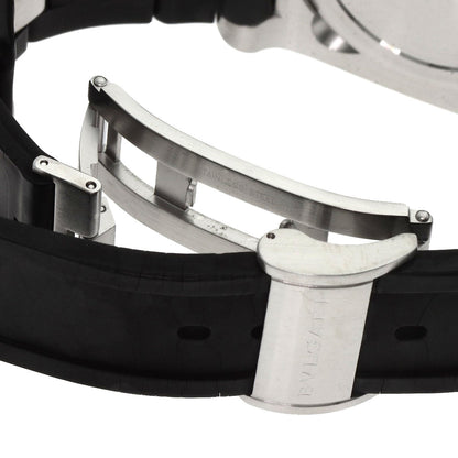 BVLGARI Ergon Carbon Watches EG40S Stainless Steel/Rubber mens