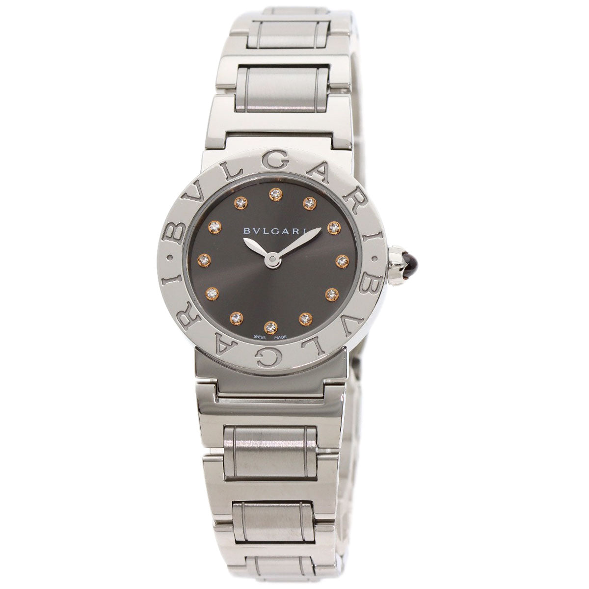 BVLGARI BVLGARI BVLGARI 12P Diamond Watches BBL26C6SS/12 Stainless Steel/Stainless Steel Ladies