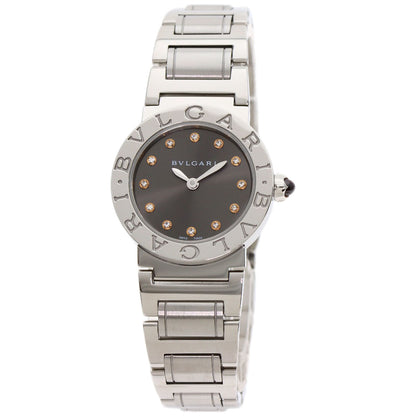 BVLGARI BVLGARI BVLGARI 12P Diamond Watches BBL26C6SS/12 Stainless Steel/Stainless Steel Ladies