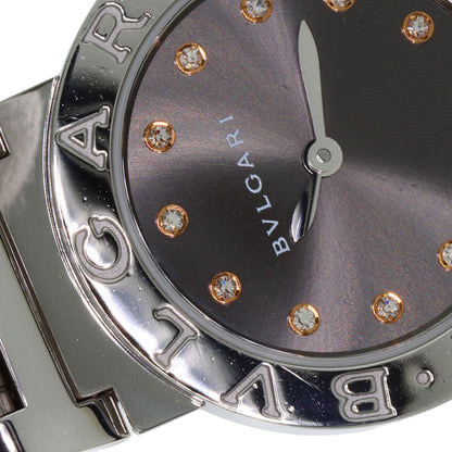 BVLGARI BVLGARI BVLGARI 12P Diamond Watches BBL26C6SS/12 Stainless Steel/Stainless Steel Ladies