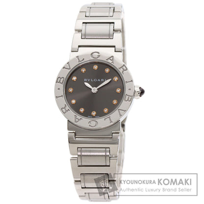 BVLGARI BVLGARI BVLGARI 12P Diamond Watches BBL26C6SS/12 Stainless Steel/Stainless Steel Ladies