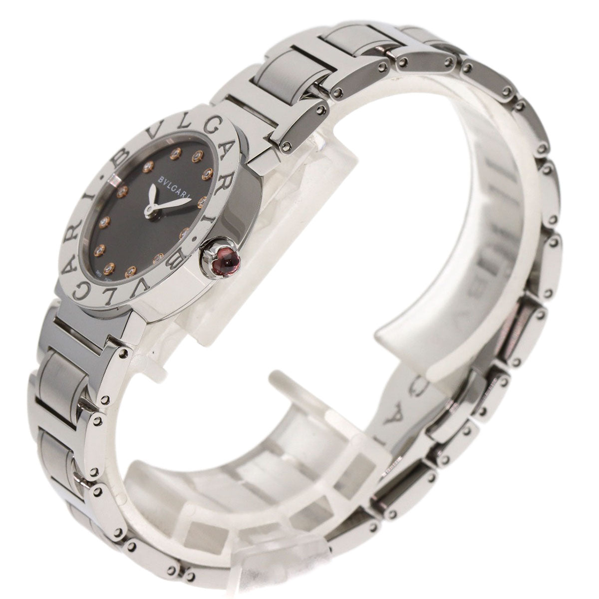 BVLGARI BVLGARI BVLGARI 12P Diamond Watches BBL26C6SS/12 Stainless Steel/Stainless Steel Ladies