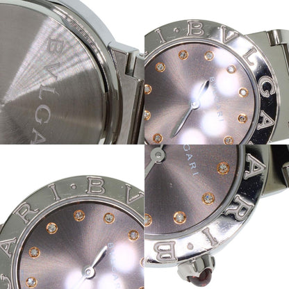 BVLGARI BVLGARI BVLGARI 12P Diamond Watches BBL26C6SS/12 Stainless Steel/Stainless Steel Ladies