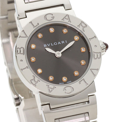BVLGARI BVLGARI BVLGARI 12P Diamond Watches BBL26C6SS/12 Stainless Steel/Stainless Steel Ladies