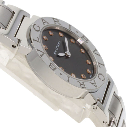 BVLGARI BVLGARI BVLGARI 12P Diamond Watches BBL26C6SS/12 Stainless Steel/Stainless Steel Ladies