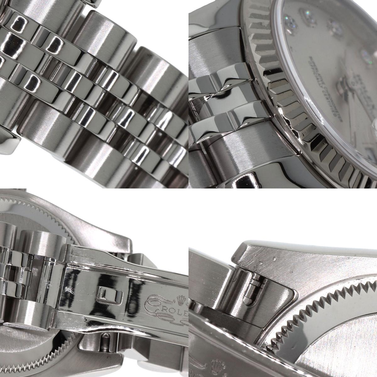 ROLEX DATEJUST 10P Diamond Watches 179174G Stainless Steel/Stainless Steel Ladies