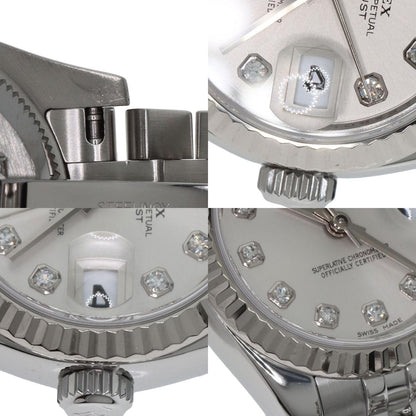 ROLEX DATEJUST 10P Diamond Watches 179174G Stainless Steel/Stainless Steel Ladies