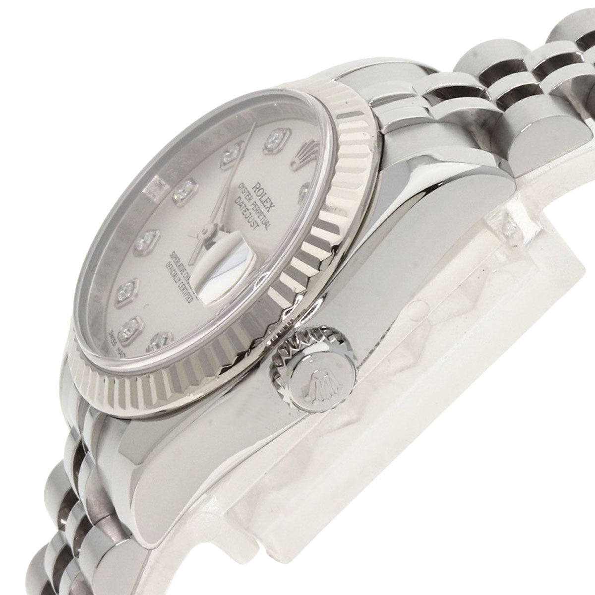 ROLEX DATEJUST 10P Diamond Watches 179174G Stainless Steel/Stainless Steel Ladies