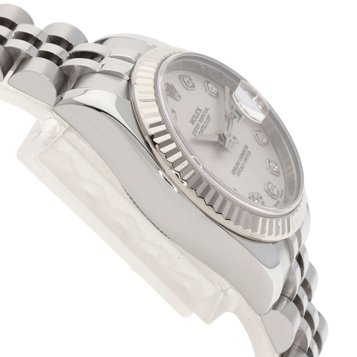 ROLEX DATEJUST 10P Diamond Watches 179174G Stainless Steel/Stainless Steel Ladies