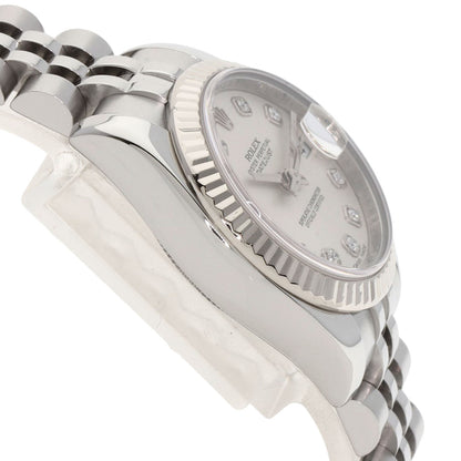 ROLEX DATEJUST 10P Diamond Watches 179174G Stainless Steel/Stainless Steel Ladies