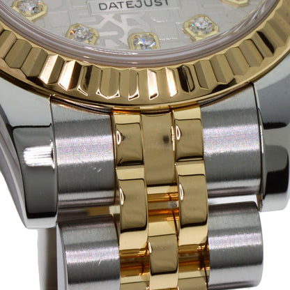 ROLEX DATEJUST 10P Diamond Watches 179173G Stainless Steel/SSxK18YG Ladies