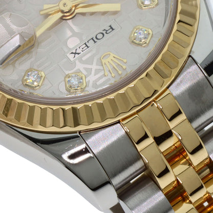 ROLEX DATEJUST 10P Diamond Watches 179173G Stainless Steel/SSxK18YG Ladies