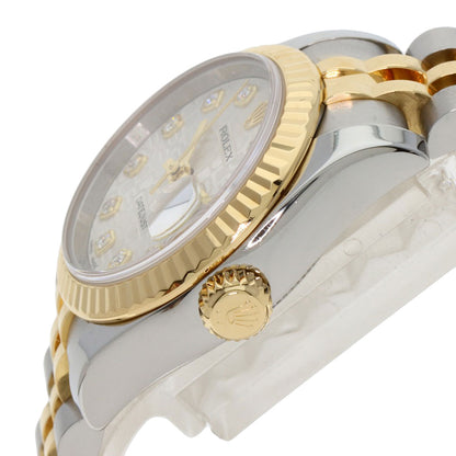 ROLEX DATEJUST 10P Diamond Watches 179173G Stainless Steel/SSxK18YG Ladies