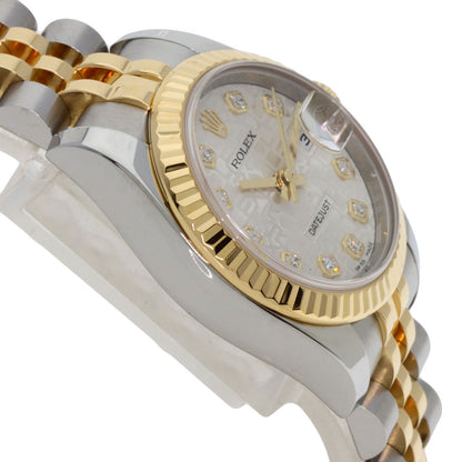 ROLEX DATEJUST 10P Diamond Watches 179173G Stainless Steel/SSxK18YG Ladies