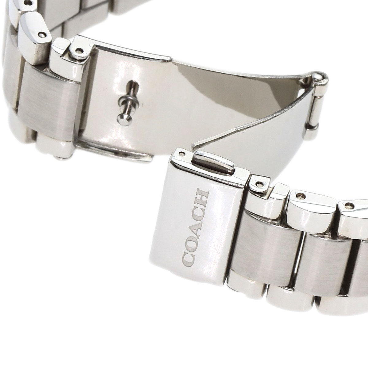 COACH Round face Watches 14502071 Stainless Steel/Stainless Steel Ladies