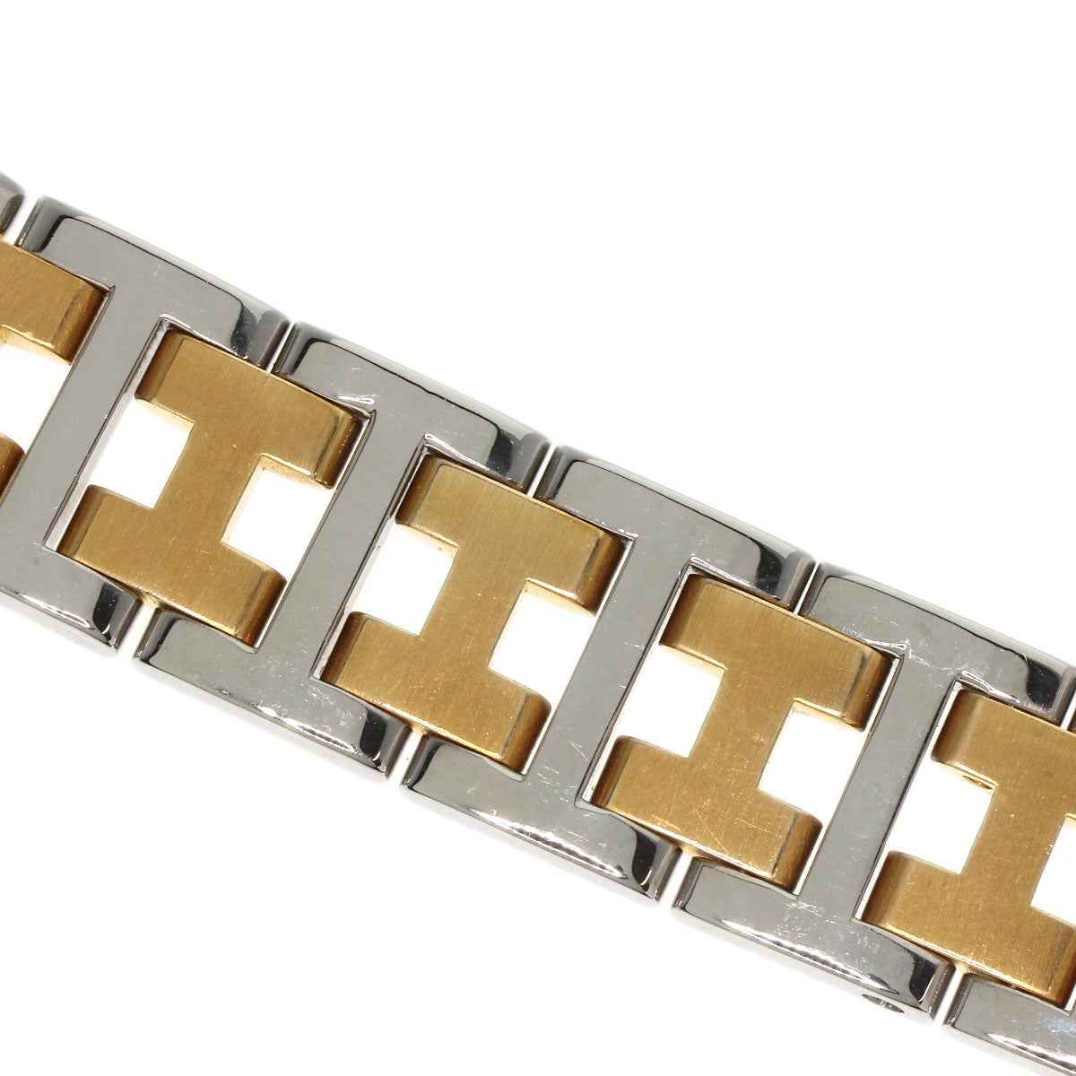HERMES clipper old buckle Watches  Stainless Steel/SSxGP Ladies