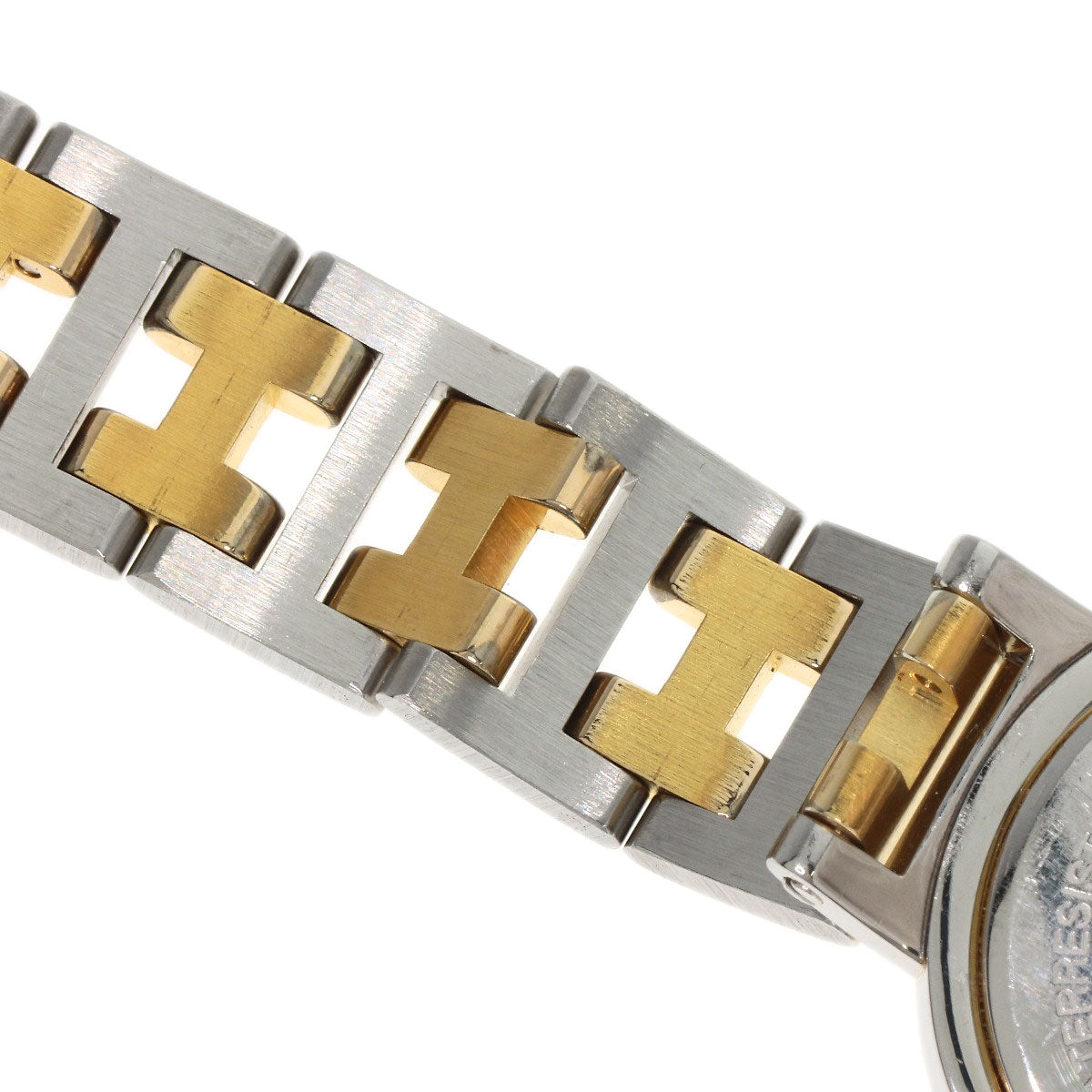HERMES clipper old buckle Watches  Stainless Steel/SSxGP Ladies