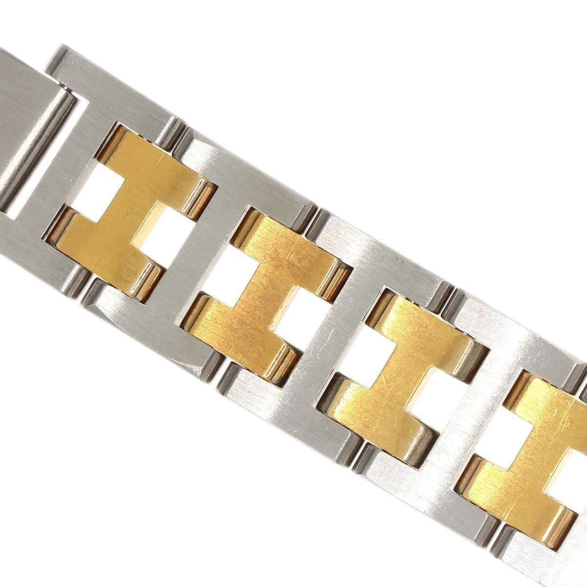 HERMES clipper old buckle Watches  Stainless Steel/SSxGP Ladies