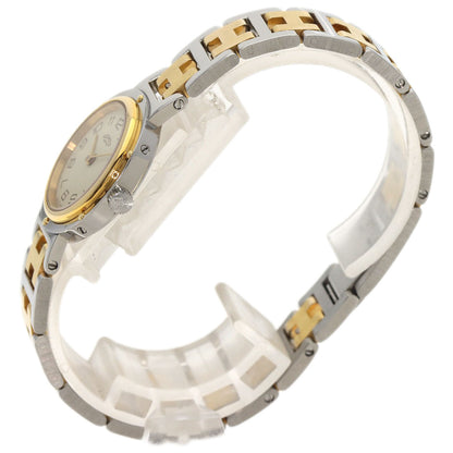 HERMES clipper old buckle Watches  Stainless Steel/SSxGP Ladies