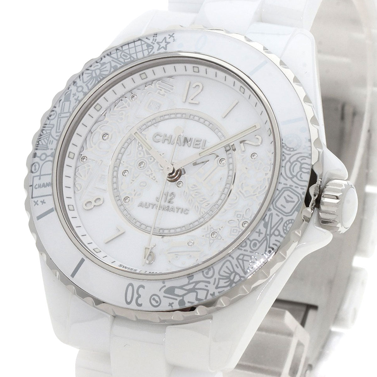 CHANEL J12 1.5" Limited to 2020 pieces worldwide Watches H6476 Ceramic/Ceramic mens