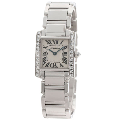 CARTIER Tank francaise SM Watches WE1002S3 K18 White Gold/K18 White Gold Ladies