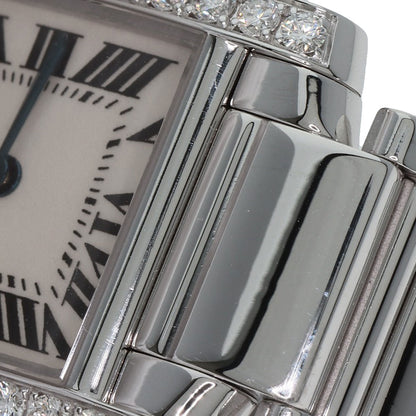 CARTIER Tank francaise SM Watches WE1002S3 K18 White Gold/K18 White Gold Ladies