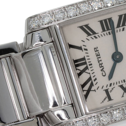 CARTIER Tank francaise SM Watches WE1002S3 K18 White Gold/K18 White Gold Ladies