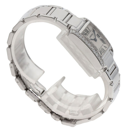 CARTIER Tank francaise SM Watches WE1002S3 K18 White Gold/K18 White Gold Ladies