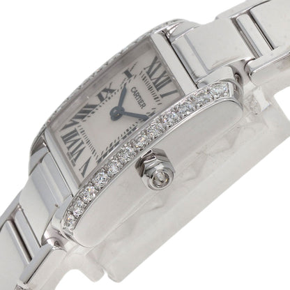 CARTIER Tank francaise SM Watches WE1002S3 K18 White Gold/K18 White Gold Ladies