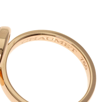 Chaumet Class One Diamond Studs #49 Ring K18 Pink Gold Ladies [Used]
