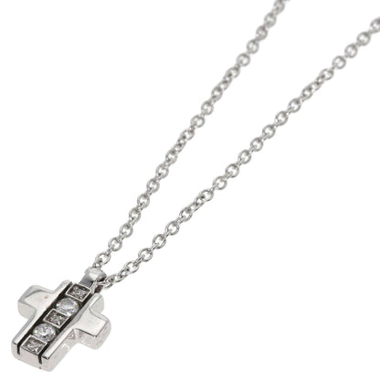 Damiani Mini Symboli Diamond Necklace K18 White Gold Ladies [Used]