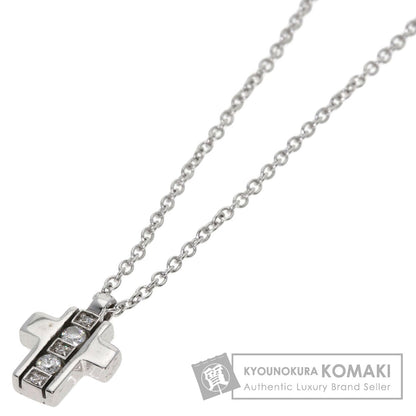 Damiani Mini Symboli Diamond Necklace K18 White Gold Ladies [Used]