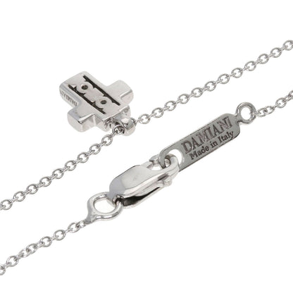 Damiani Mini Symboli Diamond Necklace K18 White Gold Ladies [Used]