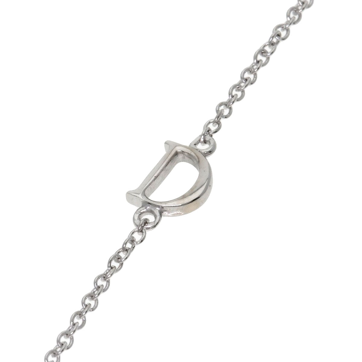 Damiani Mini Symboli Diamond Necklace K18 White Gold Ladies [Used]