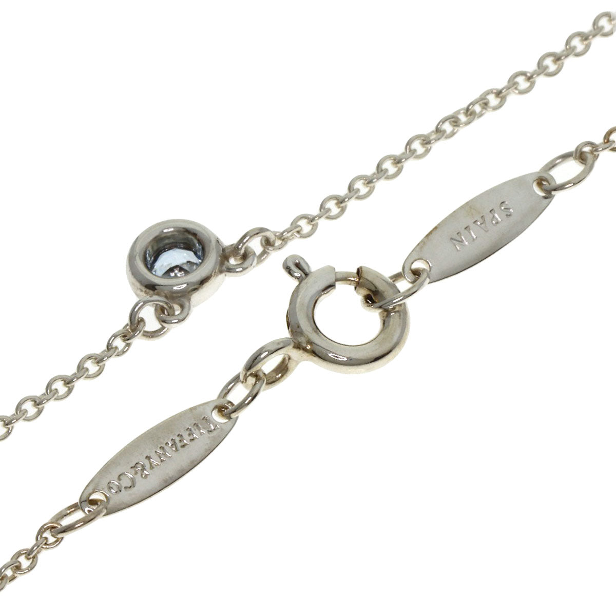 TIFFANY&Co. By The Yard Aquamarine Necklace Silver Ladies [Used]