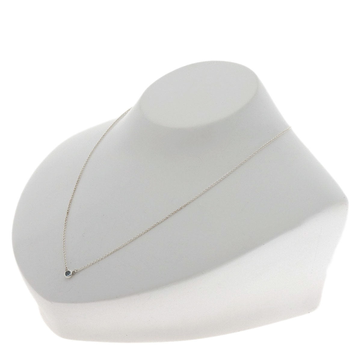 TIFFANY&Co. By The Yard Aquamarine Necklace Silver Ladies [Used]