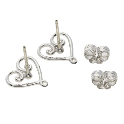 TIFFANY&Co. Venice Goldoni Heart earring Silver Ladies [Used]