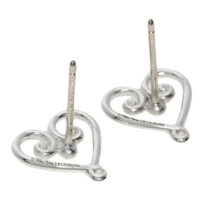 TIFFANY&Co. Venice Goldoni Heart earring Silver Ladies [Used]