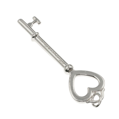 TIFFANY&Co. Heart key Pendant top Silver Ladies [Used]