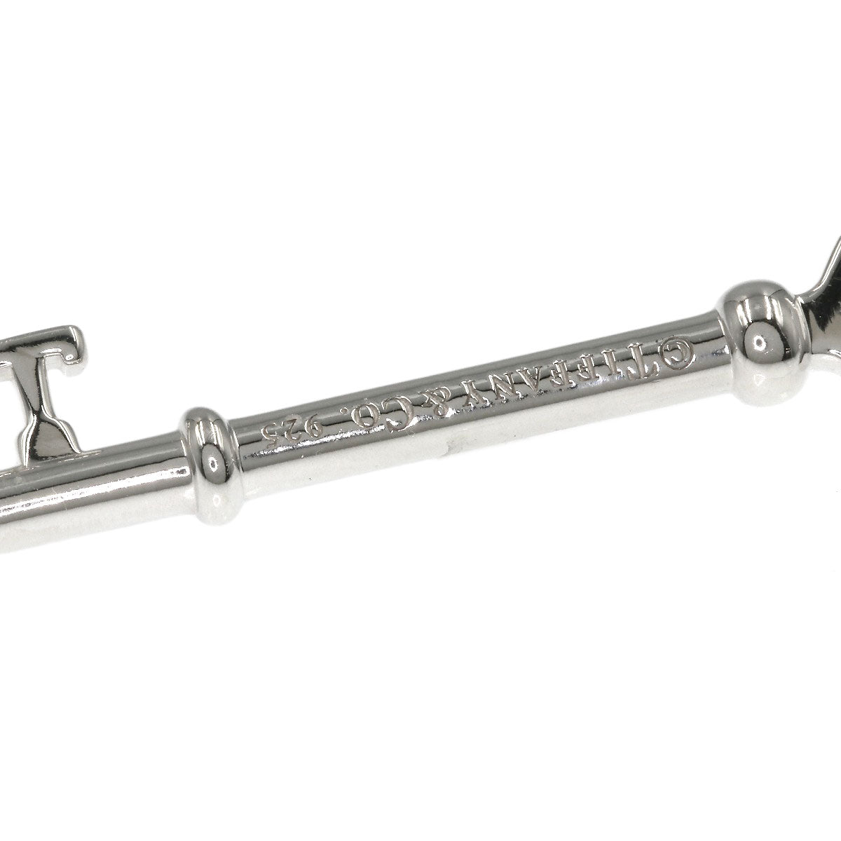 TIFFANY&Co. Heart key Pendant top Silver Ladies [Used]