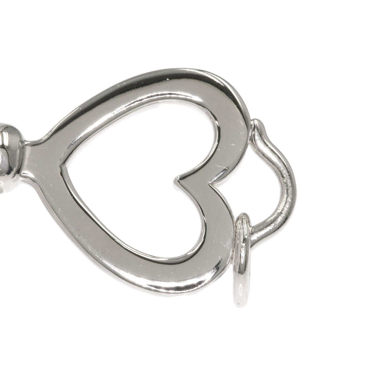 TIFFANY&Co. Heart key Pendant top Silver Ladies [Used]