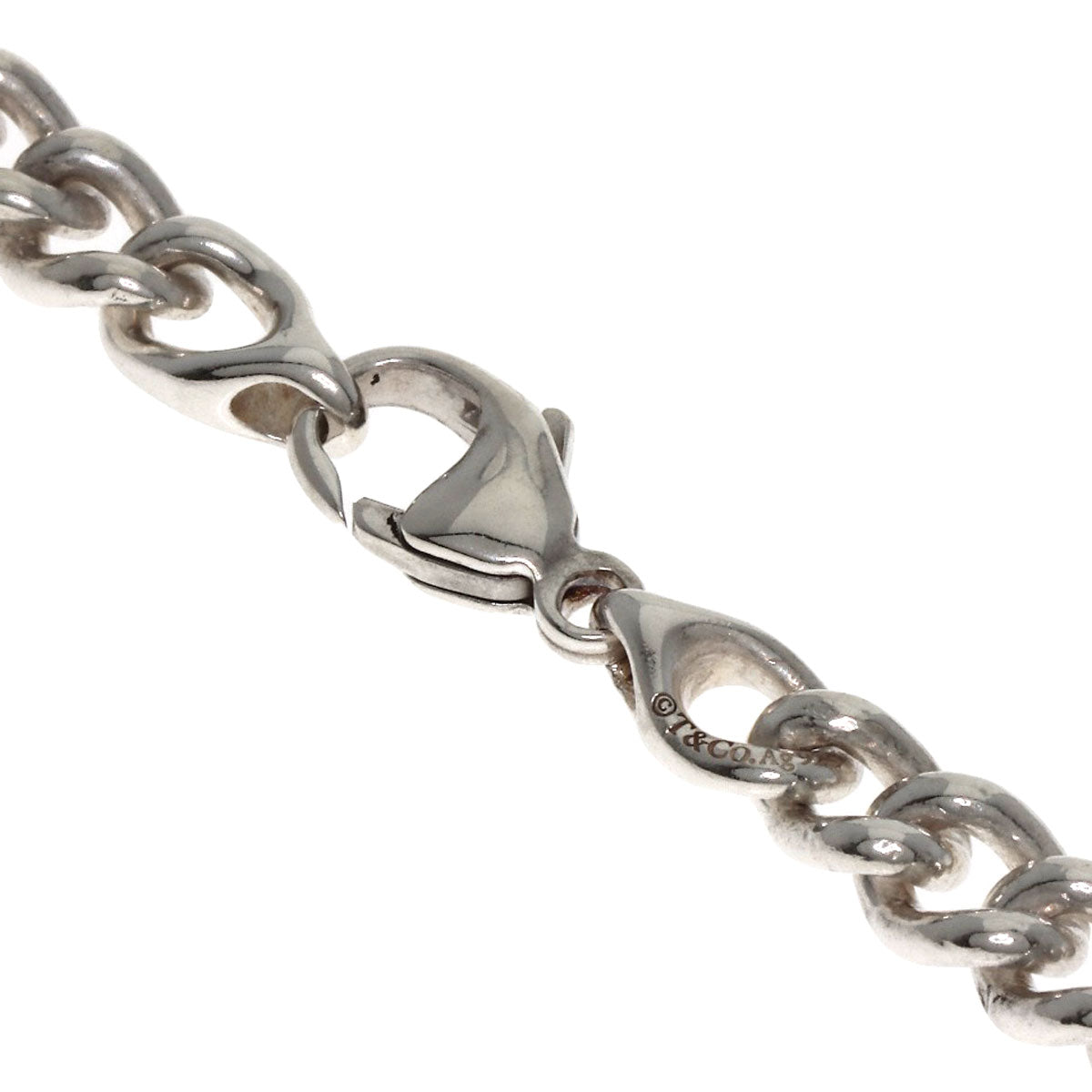 TIFFANY&Co. Graduated link Necklace Silver Ladies [Used]