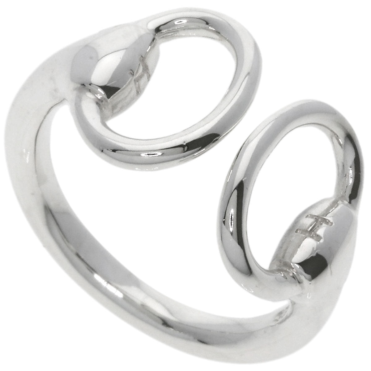 HERMES Nausicaa Ring Silver Ladies [Used]