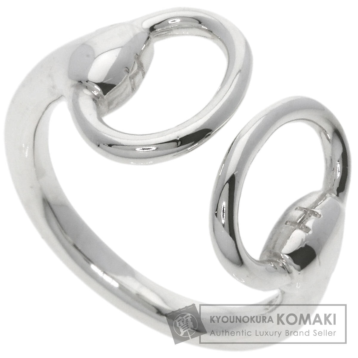 HERMES Nausicaa Ring Silver Ladies [Used]